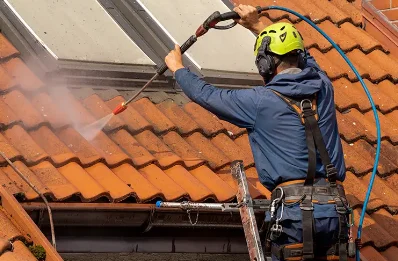 Démoussage et hydrofuge de toiture au Nizan
